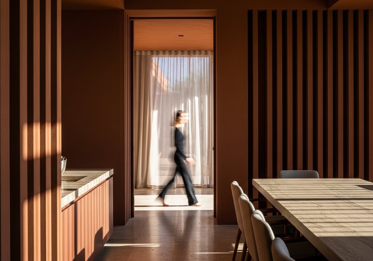 Environnement de travail collaboratif où une équipe analyse les résultats d'un audit de maturité IA.