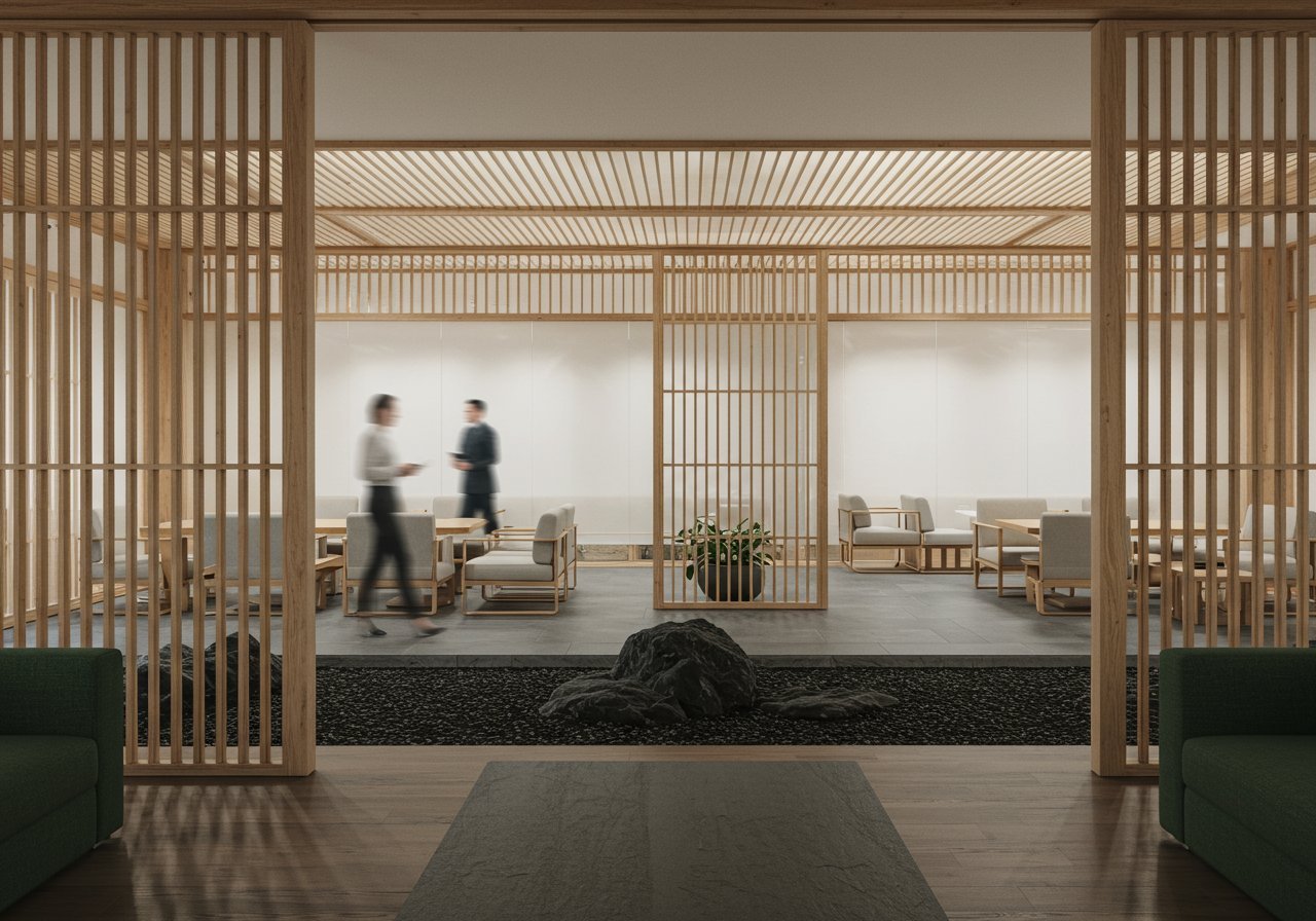 Un environnement technologique abstrait où la coordination d'agents IA assure une collaboration fluide entre plusieurs systèmes.