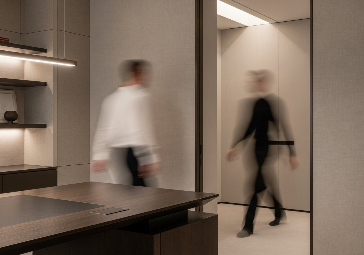 Environnement technologique avancé illustrant comment un LLM privé hébergé en France protège les actifs numériques.