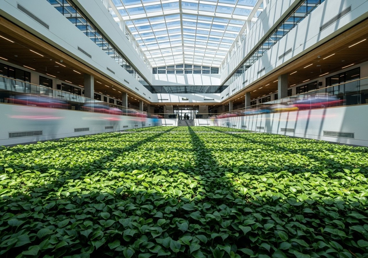 Vue abstraite d'une signature numérique symbolisant la traçabilité des réponses IA dans le contenu généré.