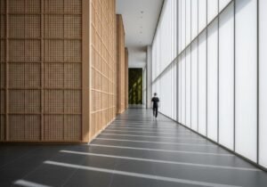 Vue d'ensemble conceptuelle de l'analyse contractuelle assistée par IA qui simplifie la complexité des documents juridiques.