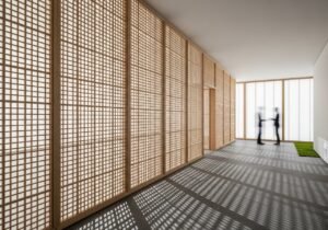 Concept visuel de l'IA pour l'immobilier d'entreprise transformant la gestion d'actifs grâce à la technologie.