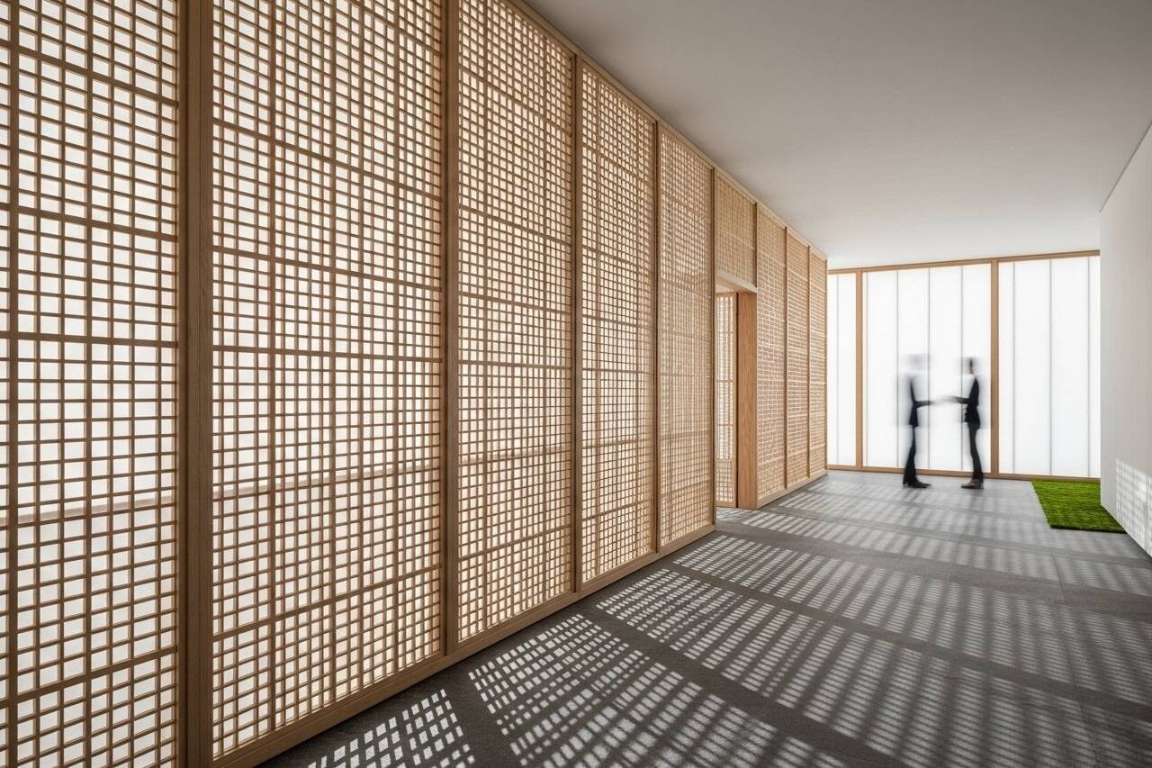 Concept visuel de l'IA pour l'immobilier d'entreprise transformant la gestion d'actifs grâce à la technologie.