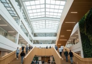 Concept visuel illustrant comment l'IA pour la revue contractuelle transforme des documents complexes en analyses claires.