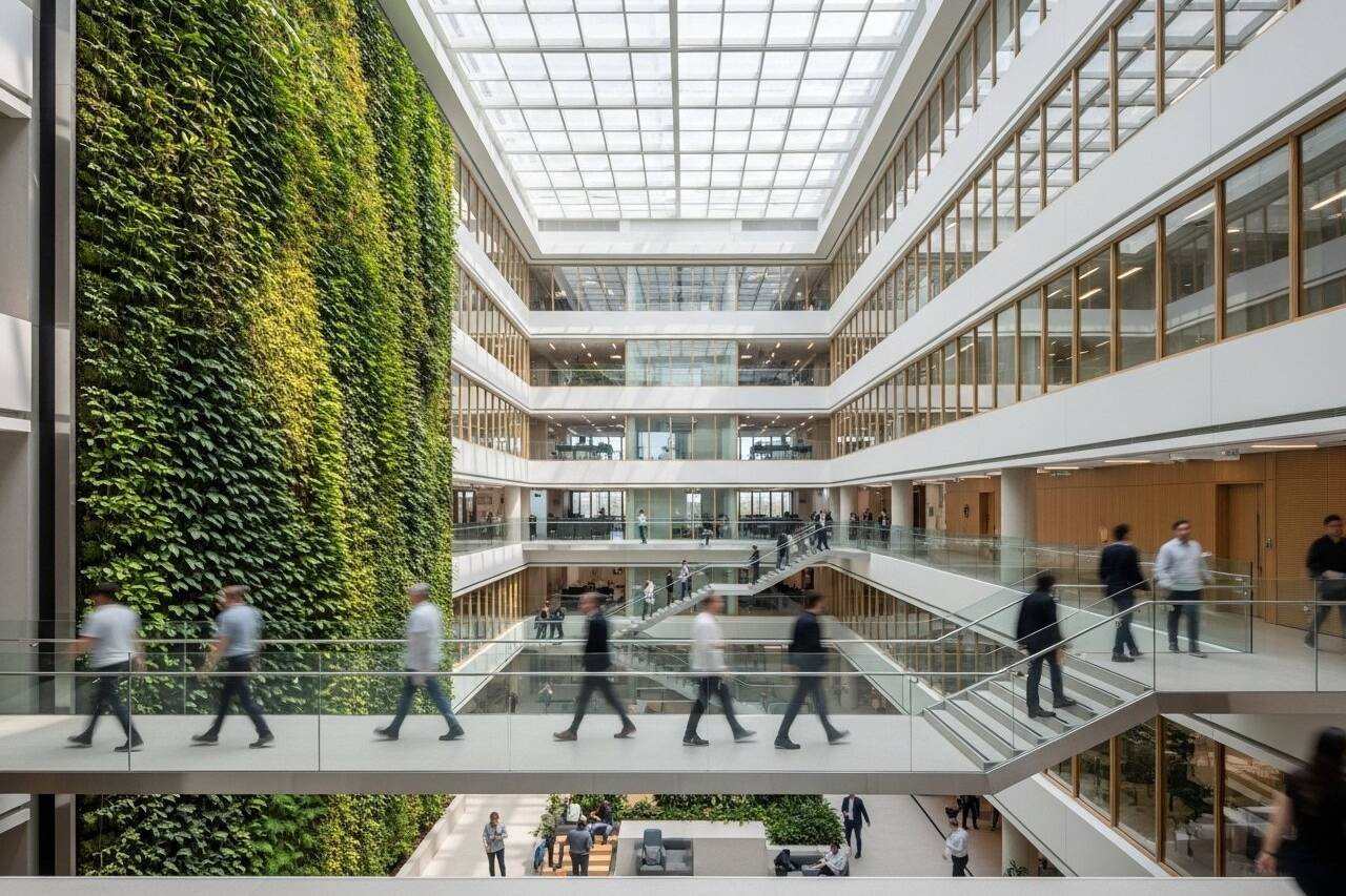 Concept de l'IA pour le service client B2B illustrant la modernisation et l'efficacité des interactions professionnelles.