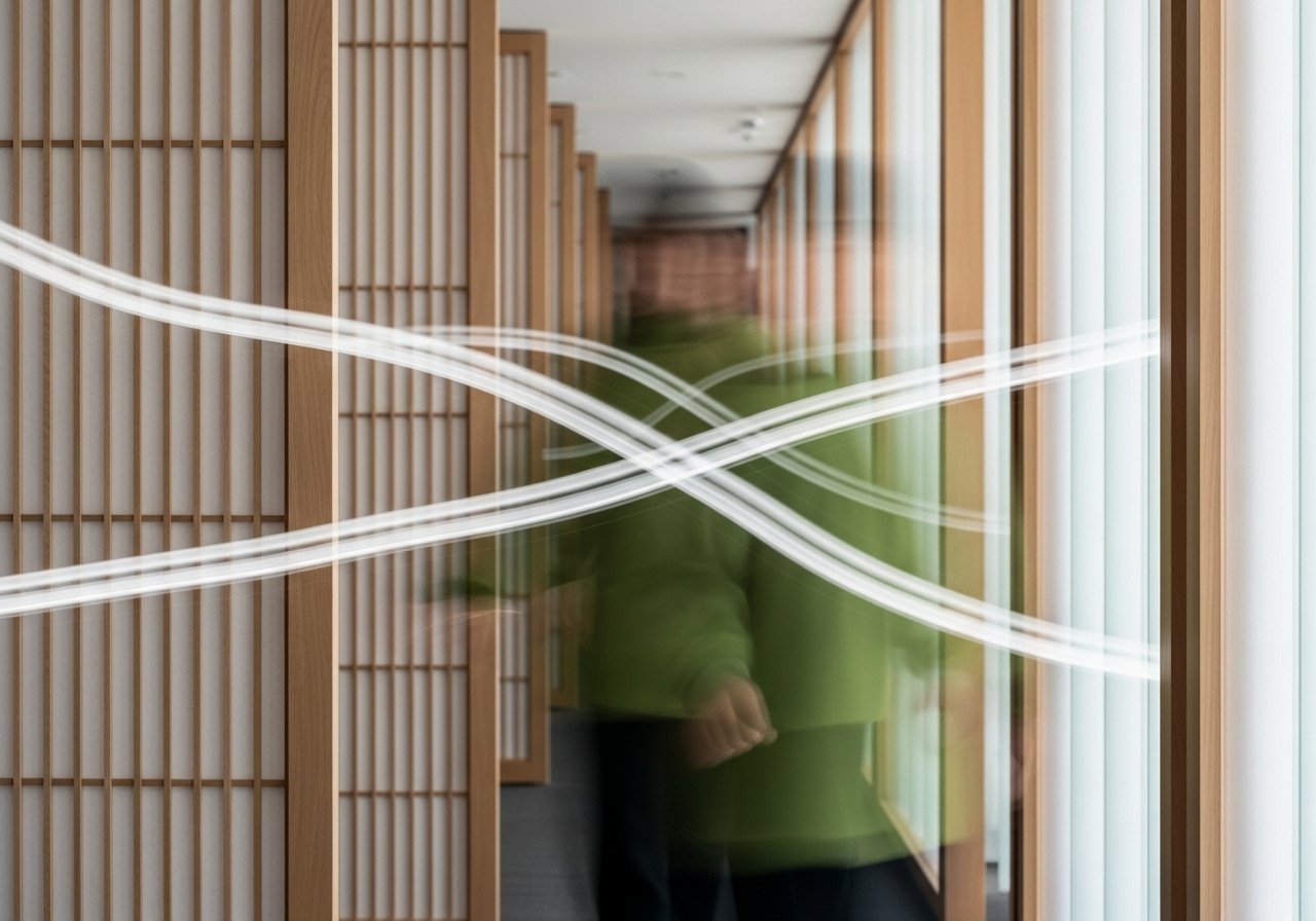 Environnement de travail où une solution IA pour entreprise est utilisée pour répondre aux contraintes spécifiques d'un secteur.