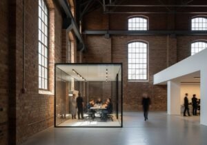 Une illustration conceptuelle montrant la fusion de plusieurs modules pour former une intelligence artificielle composite.