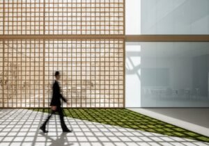 Vue d'ensemble conceptuelle montrant comment un système d'exploitation IA orchestre les ressources GPU et les flux de données.