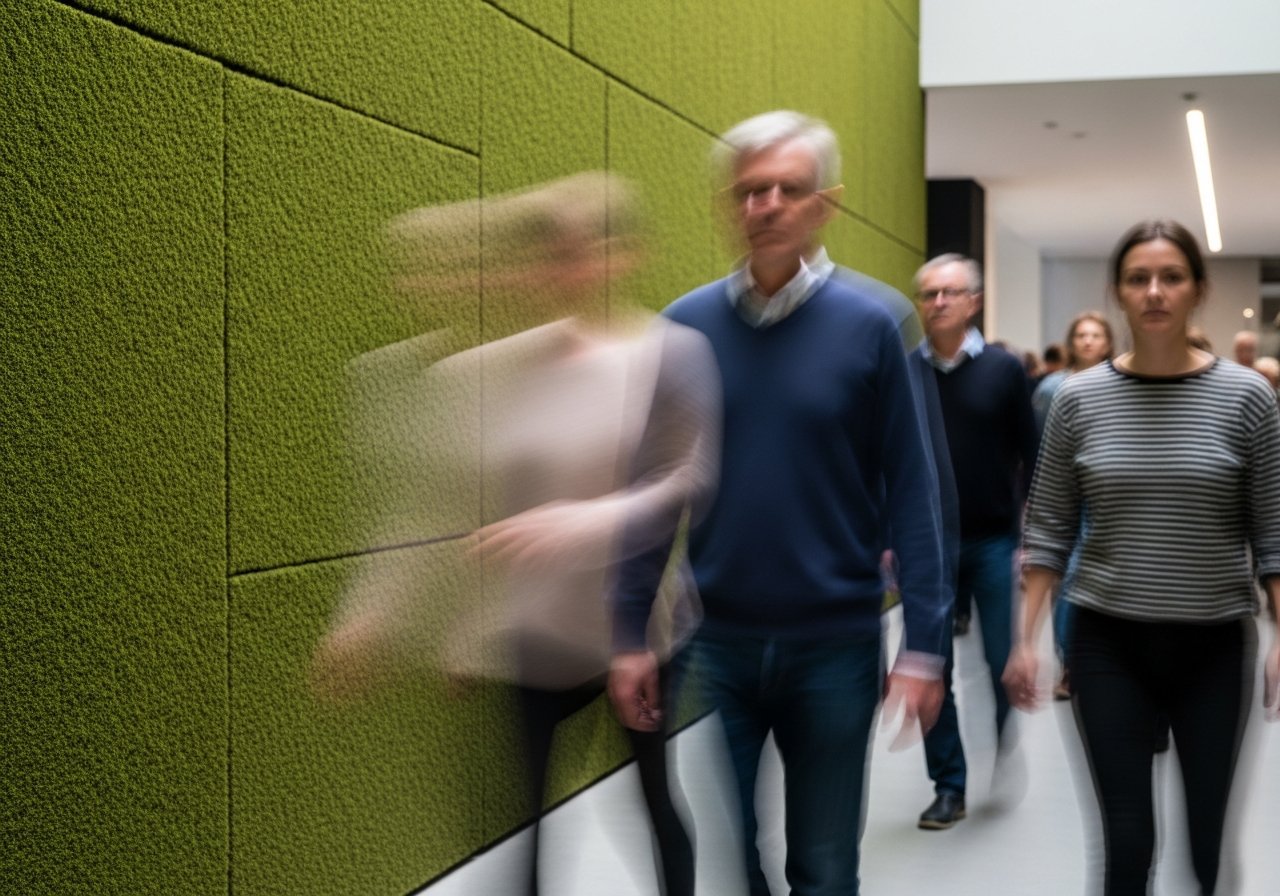 Écosystème concurrentiel dans lequel on voit comment une PME peut utiliser l'IA pour se différencier et capter l'attention.